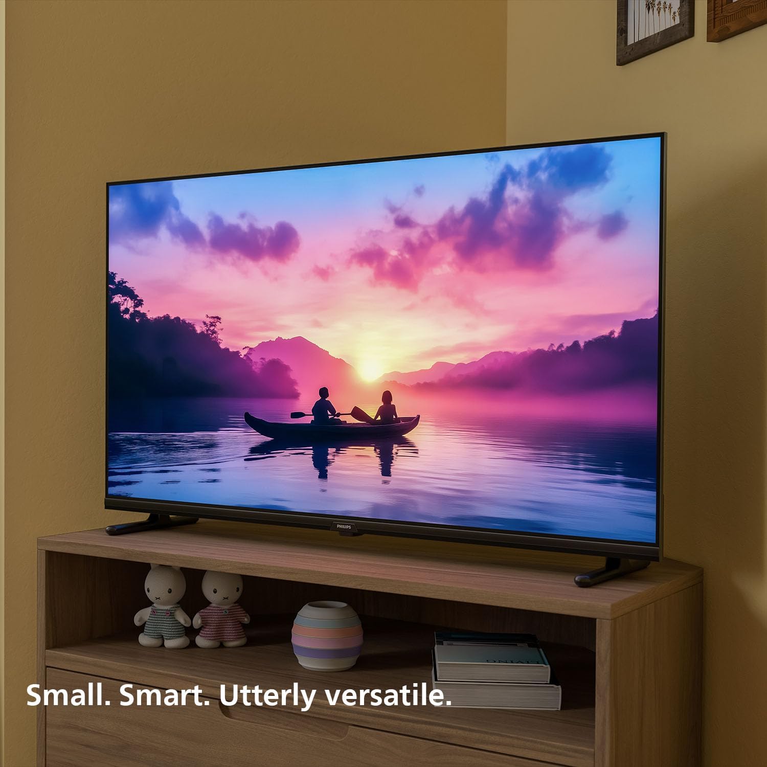 Philips 40PFS6000 2K HD LED Smart TV - 40 Inch Display with Pixel Plus, Titan OS Platform and Dolby Digital Sound, Works with Alexa and Google Voice Assistant