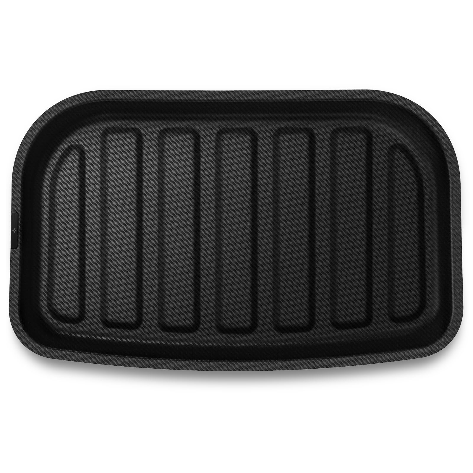 Spigen Tesla Model Y (~2024) Front Trunk Mat Cargo Liner, All Weather Floor Mats, Boot Liner, Waterproof, Easy To Clean Material, Designed for Model Y Accessories - Carbon Edition