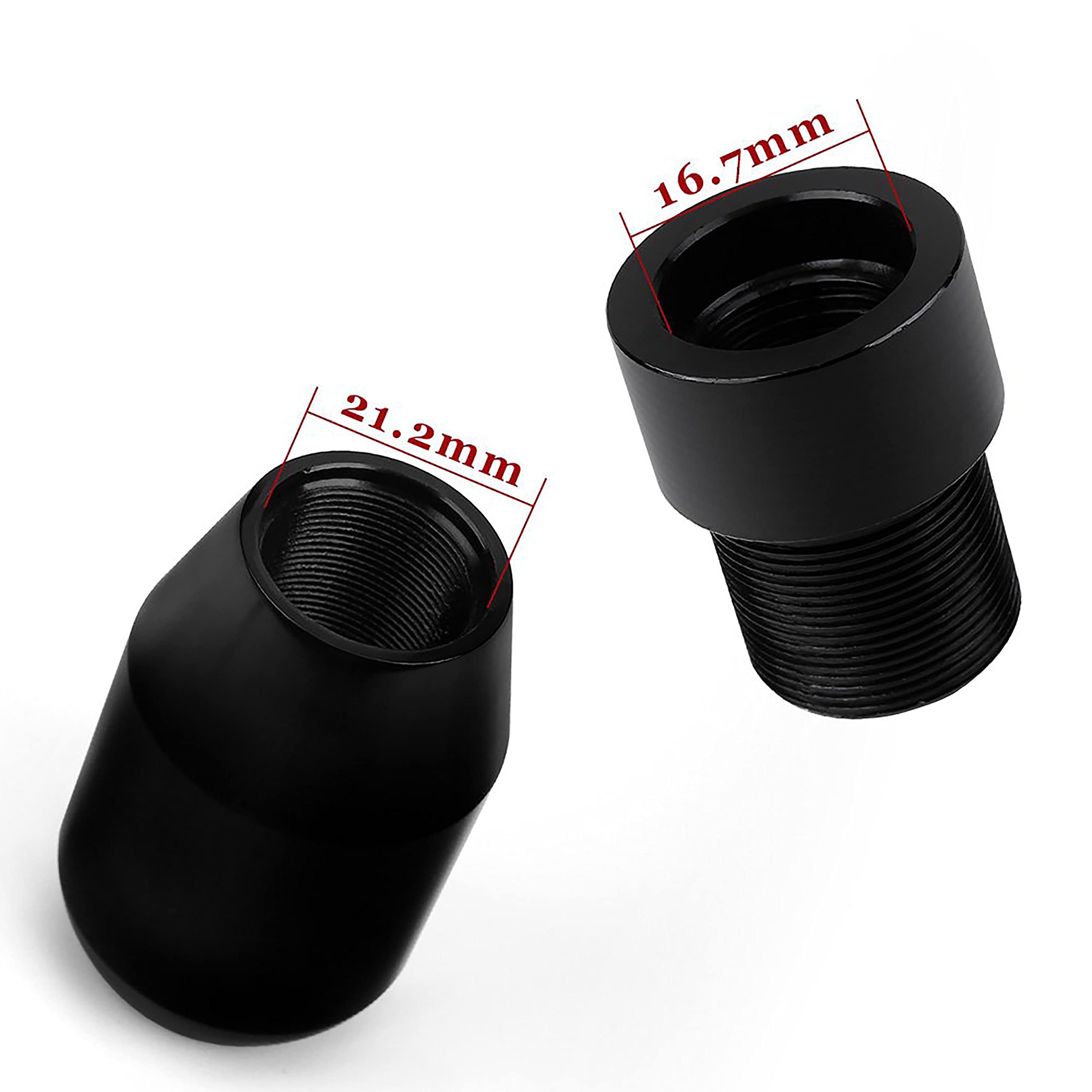 OCC MOTORSPORT BLACK GEAR LEVER KNOB ANODISED