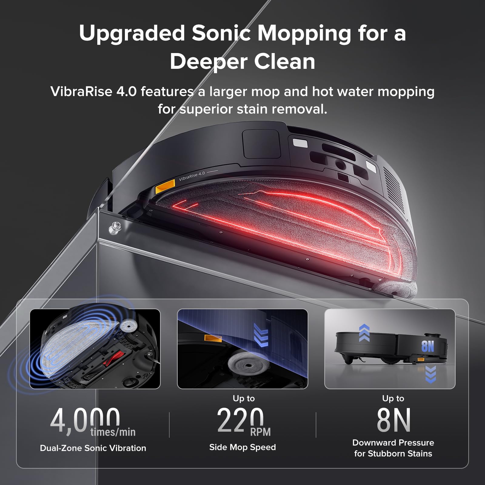 roborock Saros Z70 Robot Vacuum and Mop, OmniGrip Mechanical Arm, AI-Powered, 22,000Pa, 3.14'' Ultra Slim, FlexiArm Riser Technology, AdaptiLift Chassis, Obstacle Avoidance, Multifunctional Dock 4.0