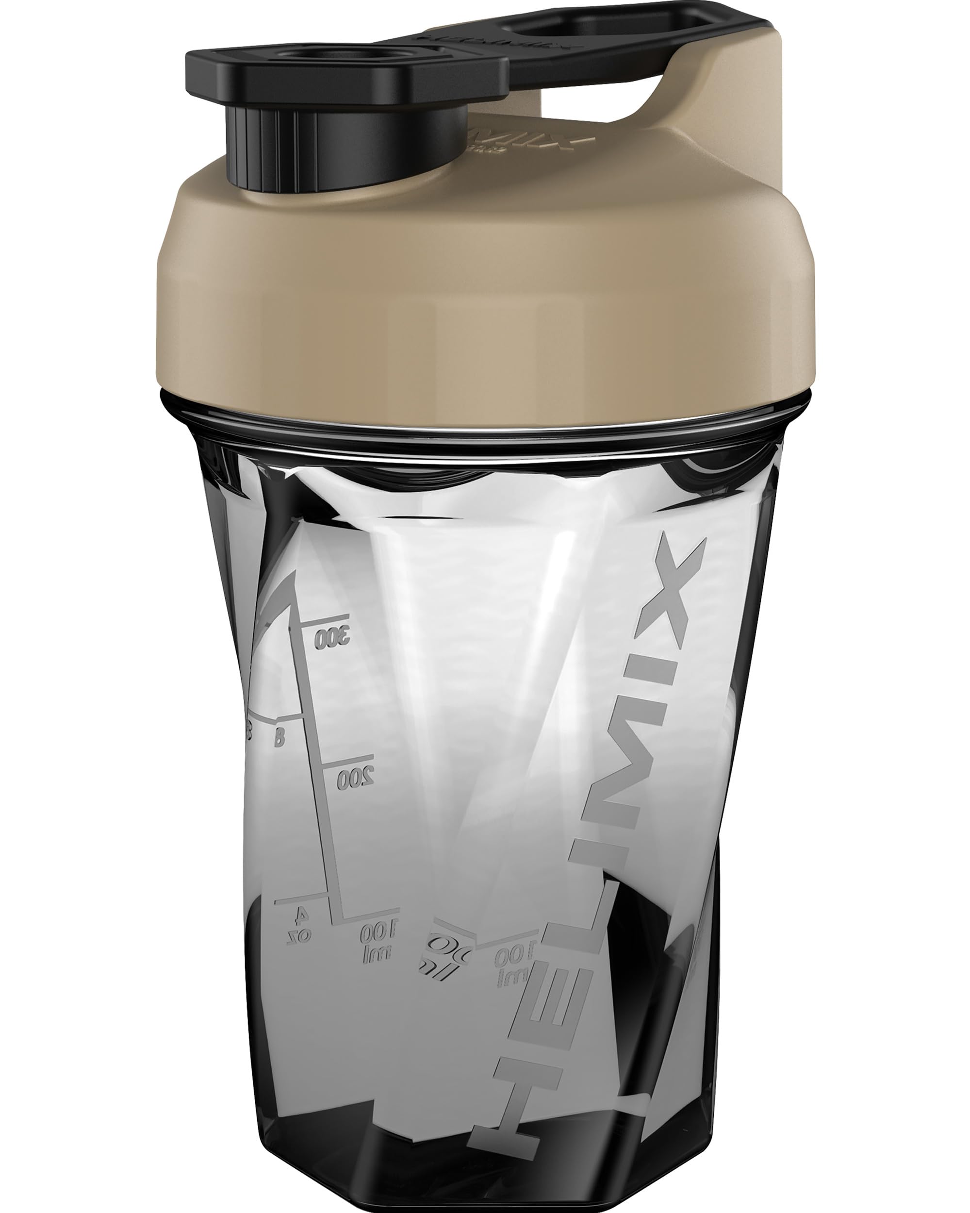Helimix 2.0 Vortex Blender Shaker Bottle 828 ml - No Blending Ball or Whisk - USA Made - Portable Pre Workout Whey Protein Drink Cup - Mixes Cocktails Smoothies Shakes - Top Rack Safe