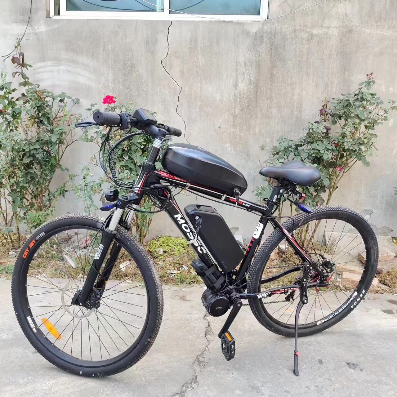 ZLiT for Hailong Electric Bike Battery Mount Bracket, Aluminum Alloy E-Bike Battery Box Bracket Mount for Hailong Polly Bicycle Mount Holder (Black)