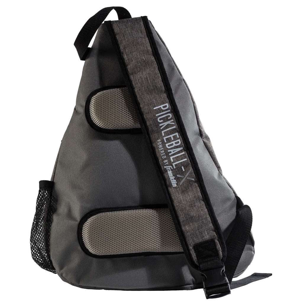 Franklin Sports Pickleball Bag - Men's and Women's Backpack - Official Adjustable Sling Bag of U.S Open Pickleball Championships - Gray/Gray