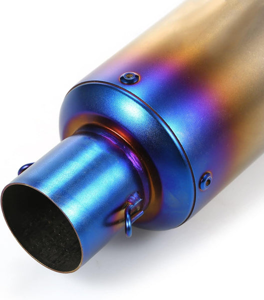 38-51mm Universal Motorcycle Exhaust Pipe Motorcycle Exhaust Muffler Pipe Pipe Tail Refit Exhaust Muffler Fit with Killer For Dirt Bike Street Bike Scooter ATV