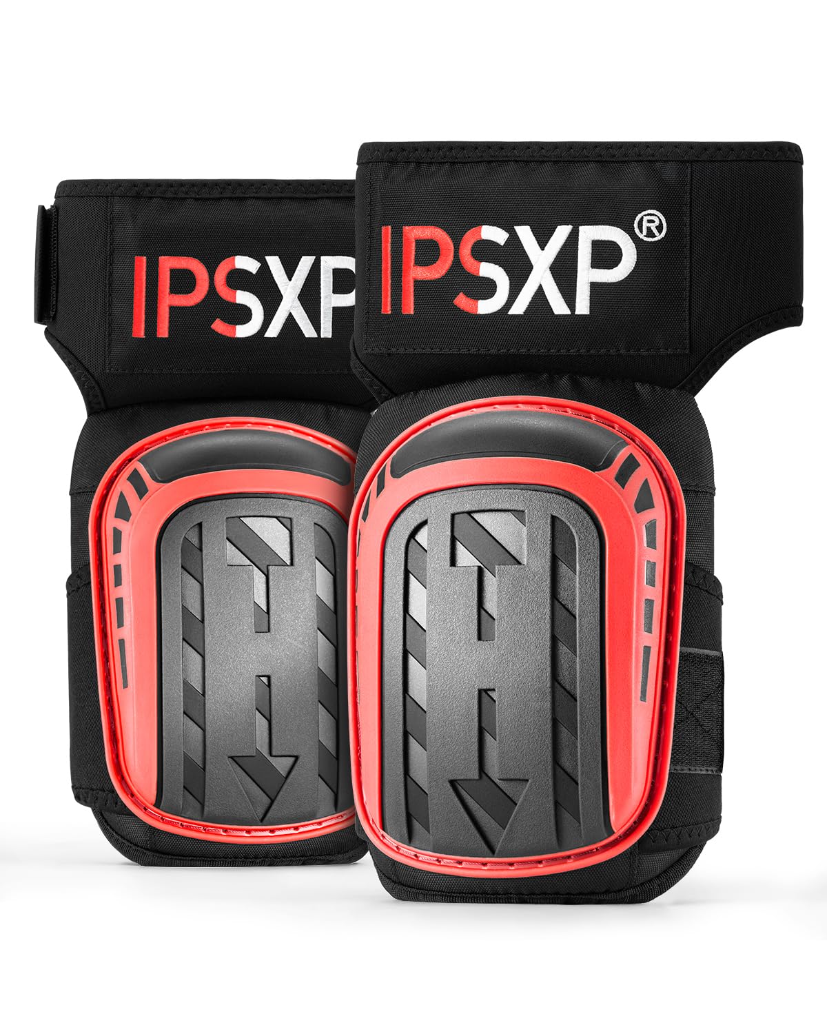 IPSXP Professional Knee Pads for Work,Gardening & Construction Knee Pads for Men and Women with Thick Double Gel Cushion, Strong Adjustable Non-Slip Straps,1 Pair