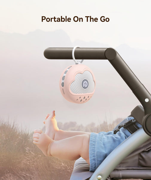 Dreamegg White Noise Machine, Portable Sound Machine Baby Features Powerful Battery, D11Max Sleep Aid Sound Machine for Baby Adults 21 Soothing Sounds for Sleeping Nursery Travel Gift USB Rechargeable