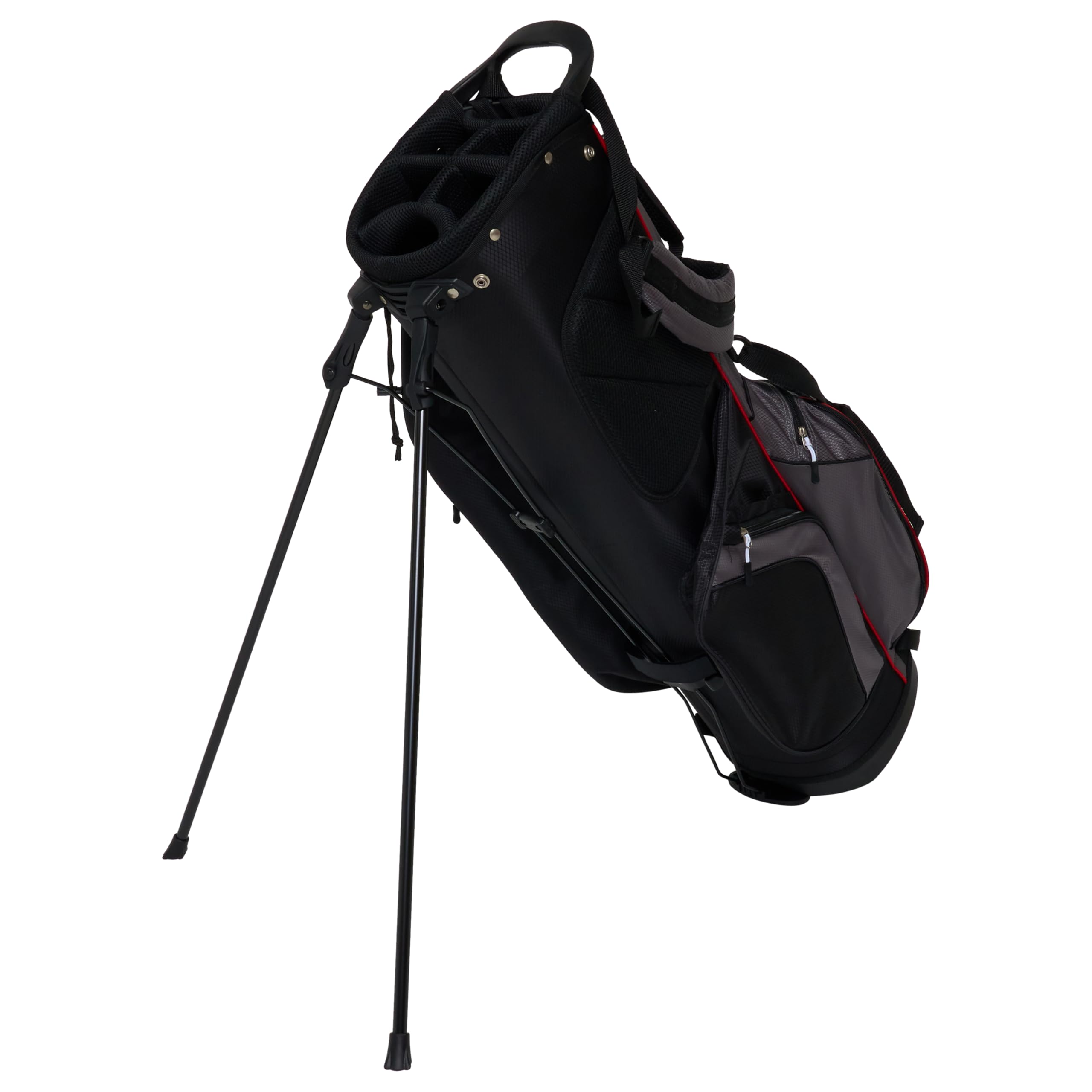 FAZER Lightweight Golf Stand Bag with 6-Way Club Divider and Travel Support Rod | Durable Nylon Carry Bag with Dual Straps, 8.5 inch Top, For Men and