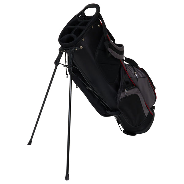 FAZER Lightweight Golf Stand Bag with 6-Way Club Divider and Travel Support Rod | Durable Nylon Carry Bag with Dual Straps, 8.5 inch Top, For Men and