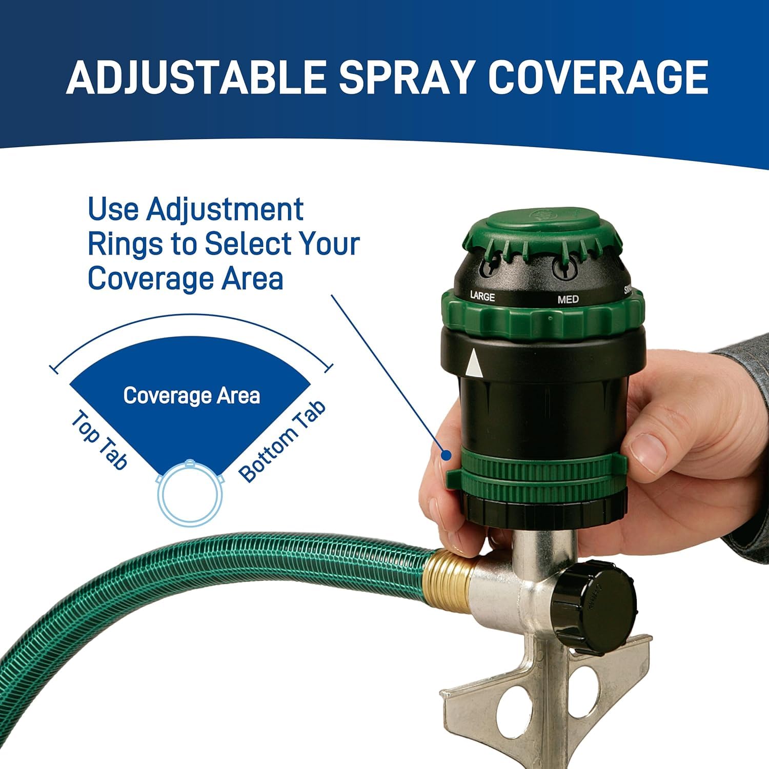 2-Pack Orbit 58573N H2O-6 Gear Drive Sprinkler - Versatile Gear Drive for Efficient Lawn Watering