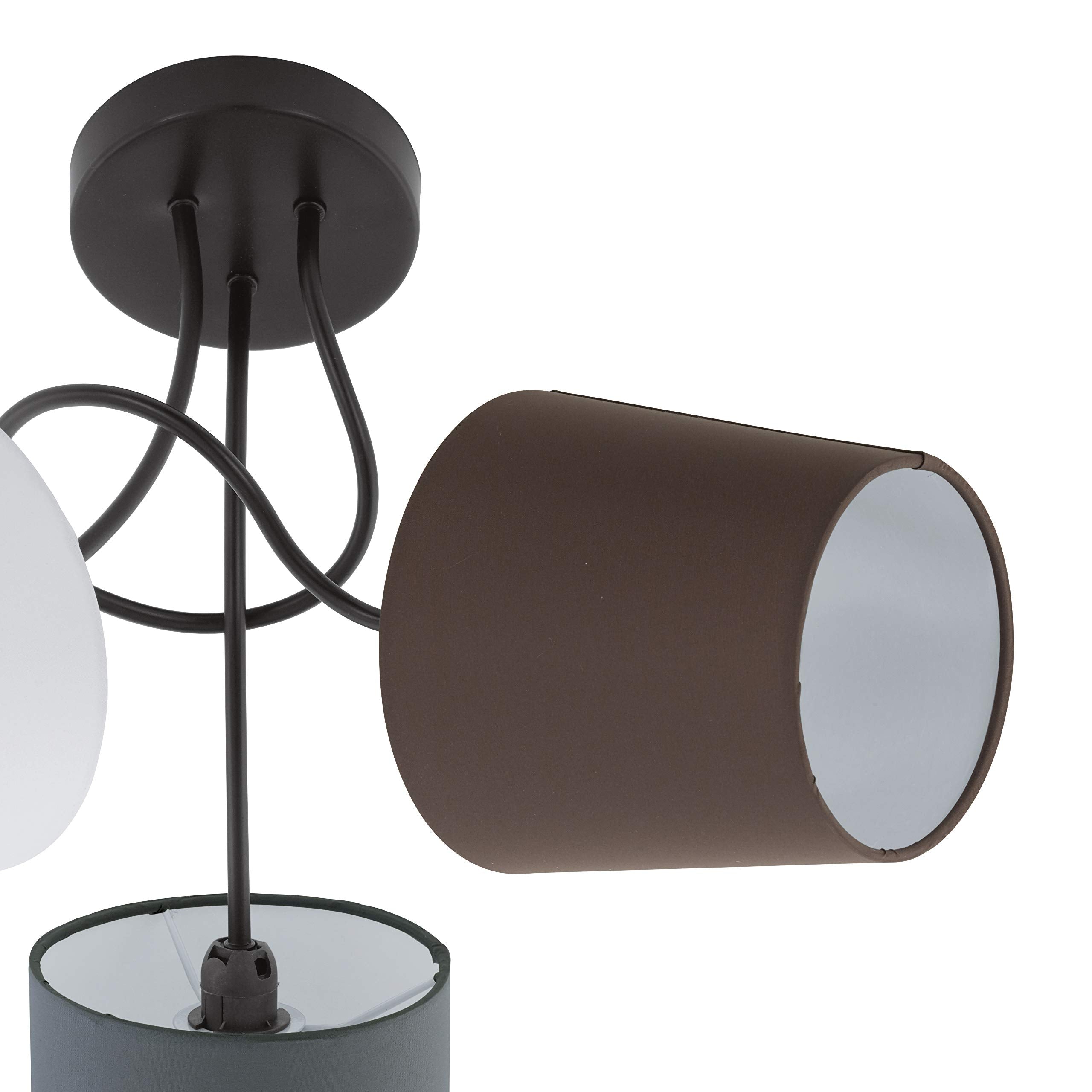 EGLO 95192 E14 Black Wall/Ceiling Lamp Almeida
