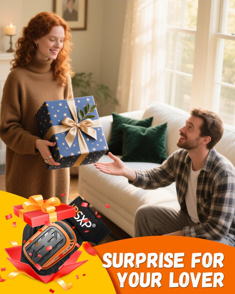 IPSXP Professional Knee Pads for Work,Gardening & Construction Knee Pads for Men and Women with Thick Double Gel Cushion, Strong Adjustable Non-Slip Straps,1 Pair