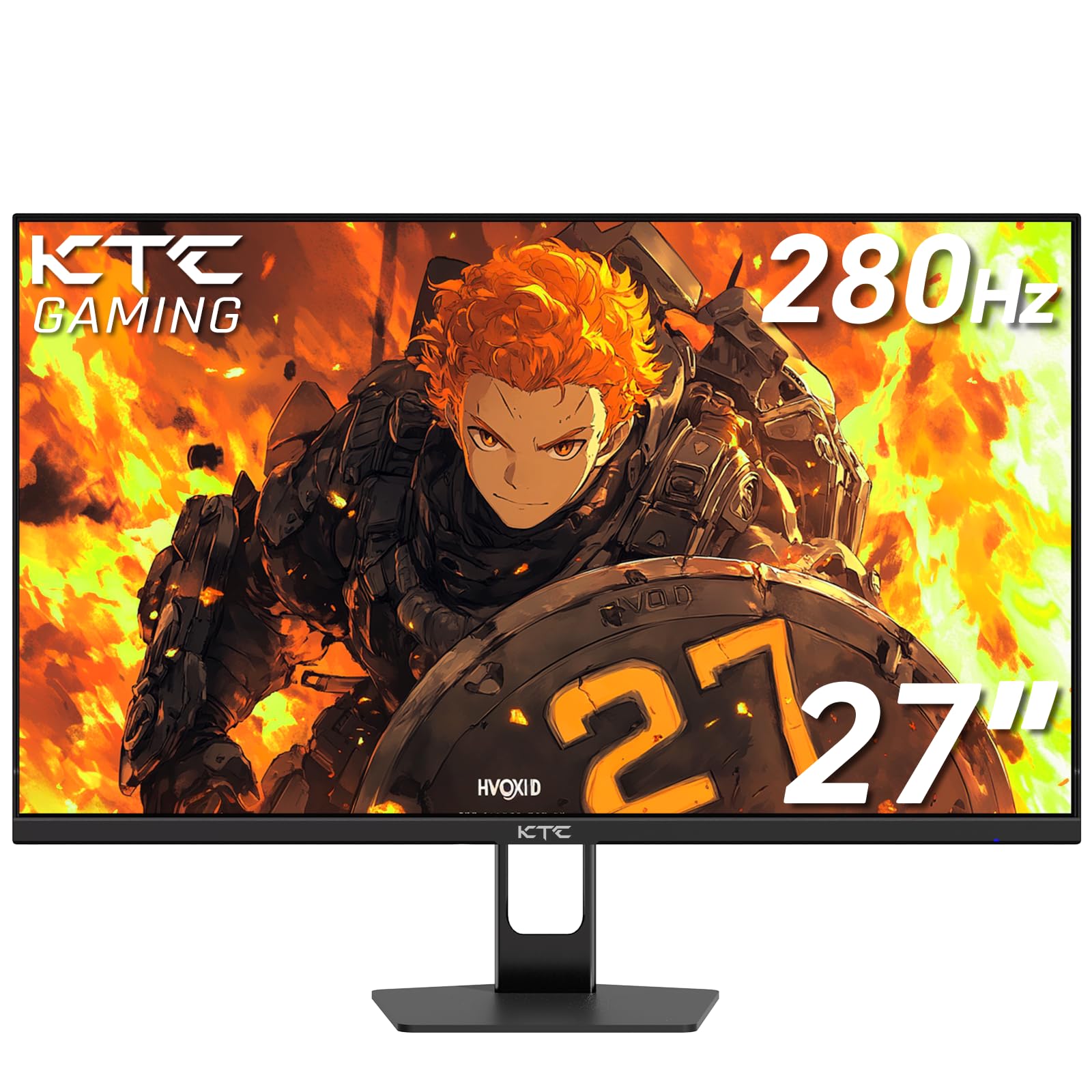 KTC Flat 32 Inch Monitor, QHD 1440P 2K@100Hz IPS Large Computer Monitor, Ultra Thin Bezels, Anti-Blue Light, HDR10, 103% sRGB, 86% DCI-P3, 350 Nits, 3ms MPRT, Adaptive Sync for Working and Gaming