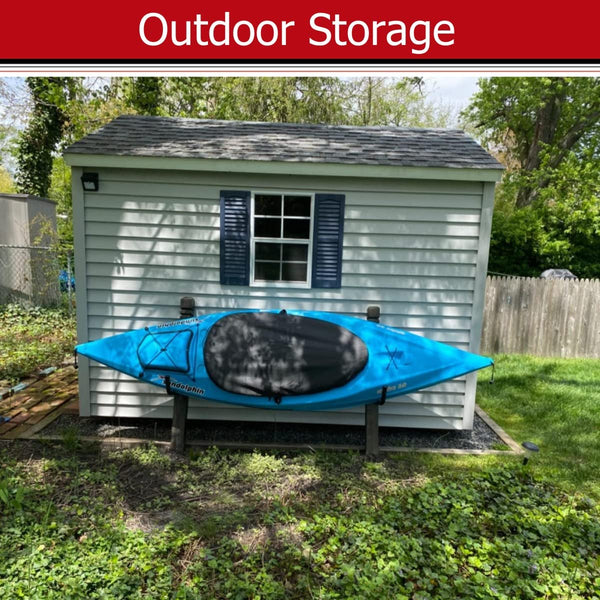 Heavdace Kayak Storage Rack, Wall Mount Garage Canoe Storage Hangers for Kayaks or Paddleboards, Heavy Duty Storage Hooks (38cm x 26.7cm)