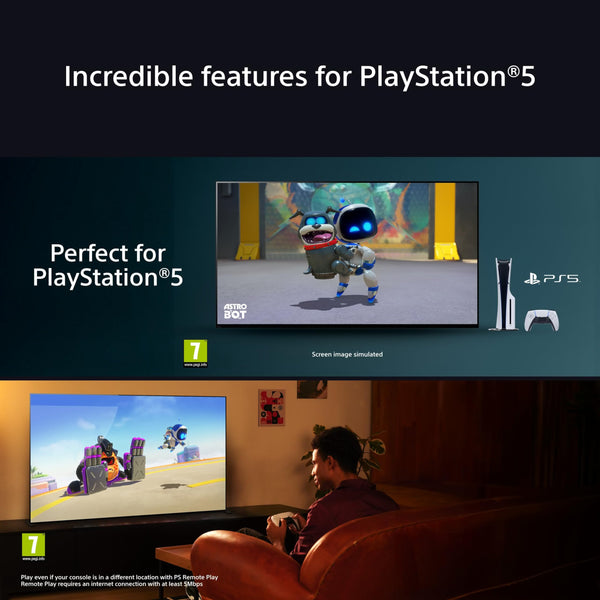 Sony BRAVIA, KD-65X75WL, 65 Inch, LED, Smart TV, 4K HDR, Google TV, ECO PACK, BRAVIA CORE, Narrow Bezel Design