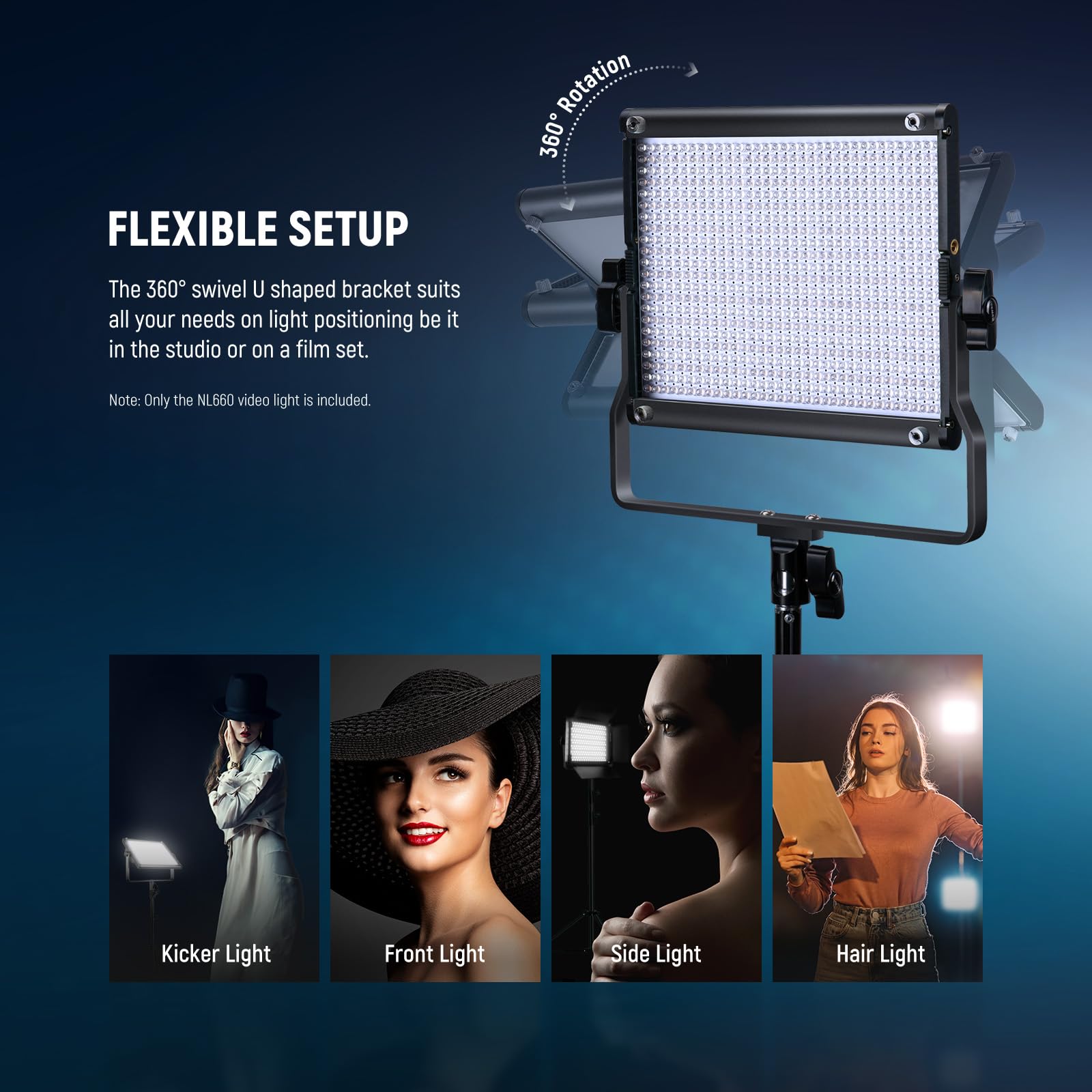 NEEWER Upgraded 660 PRO II RGB LED Video Light with App Control & Tripod Stand Kit, 2 Pack 50W/1% Min Dimming/CRI97+/3200~5600K Key Lighting for Game Streaming YouTube Recording Studio Photography