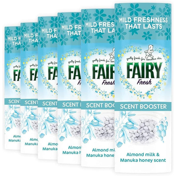 Fairy In-Wash Scent Booster 6x245 g, Fresh, Mild Freshness That Lasts