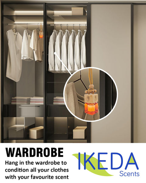 Car Air Fresheners for Men | Air Fresheners with Odour Eliminator Technology | Long Lasting Fragrance Car Accessories for Men | Strong Scents Perfume Diffusers (10ml Dark Night)