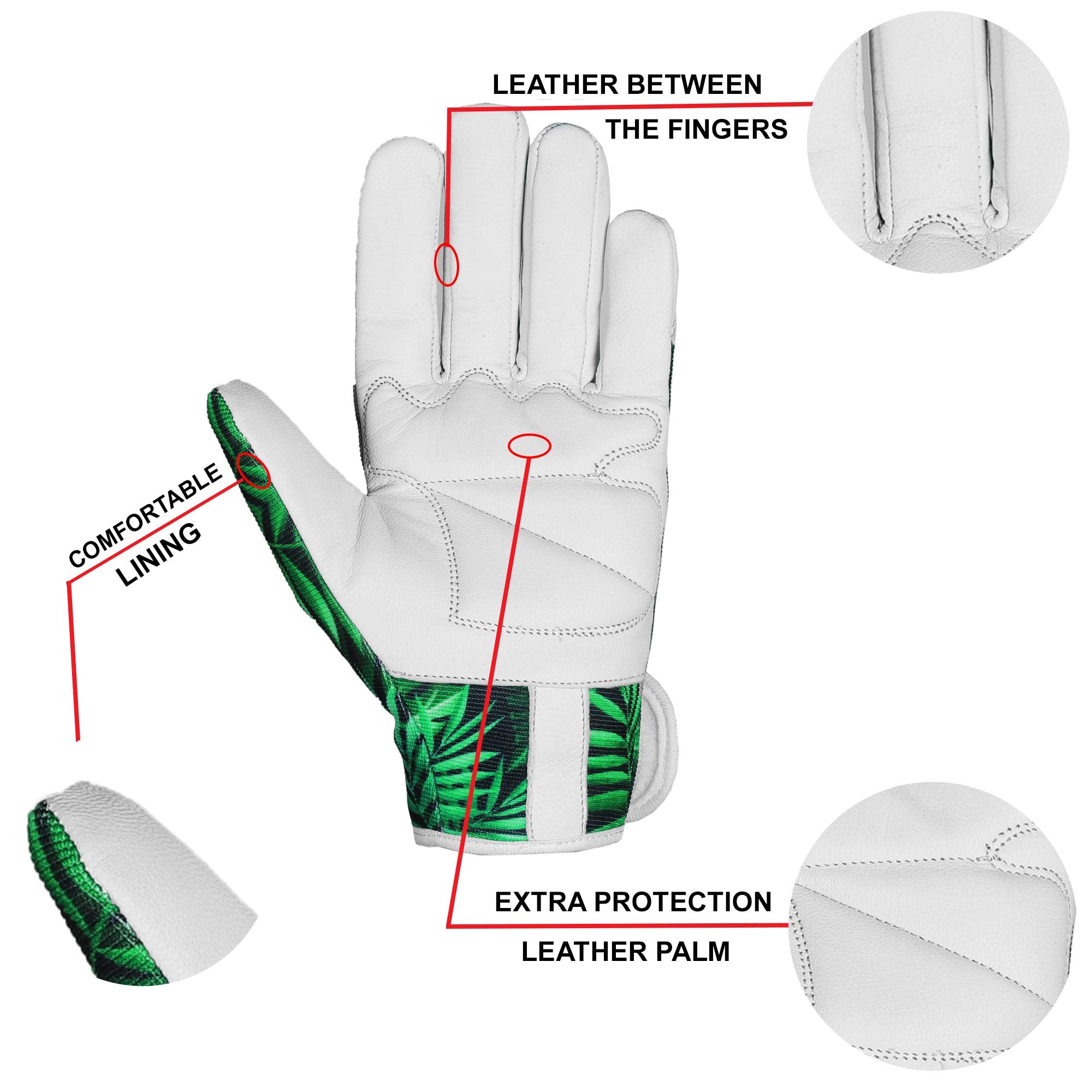 Leather Gardening Gloves Ladies Men/Women Short & Long Forearm Protection Thorn Proof Breathable Spandex Goatskin Leather Rose Pruning Garden Safety Work Gloves, Best Garden Gifts (Long Gloves, M)