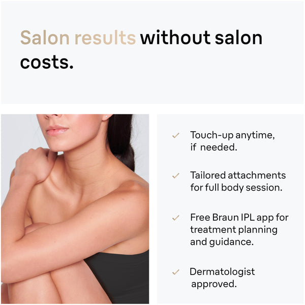 Braun IPL Silk-Expert Pro 5, at Home Hair Removal, Alternative for Laser Hair Removal, Includes Pouch, Venus Razor, Precision Head, 2 Years of Smooth Skin, Gift for Women, White/Gold, PL5137