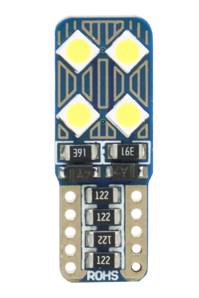 Superlite Set of 2 T10 Bulbs with 18 Leds from the Blue Series range. CanBus Technology and 6500K Colour Temperature. Ideal for Car and Truck.