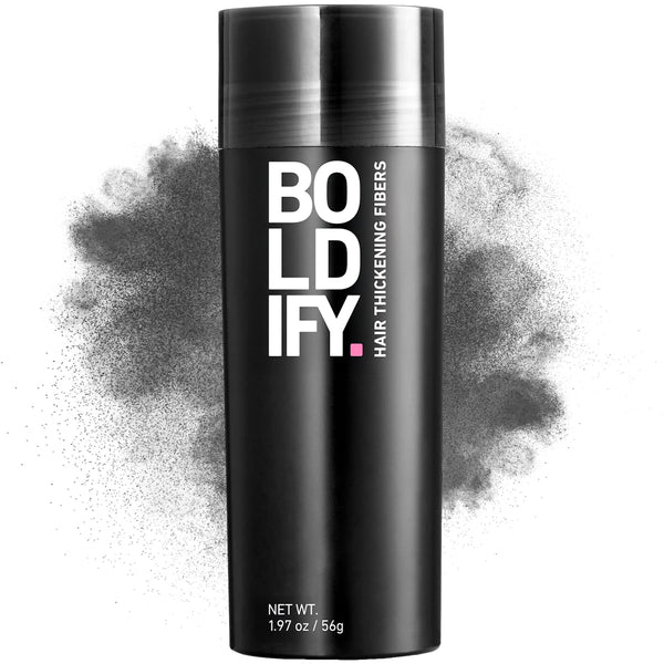 BOLDIFY Hair Fibres (56g) - Fill In Thinning and Fine Hair for an Instantly Fuller, Thicker Look - 14 Shades for Women and Men - Medium Brown