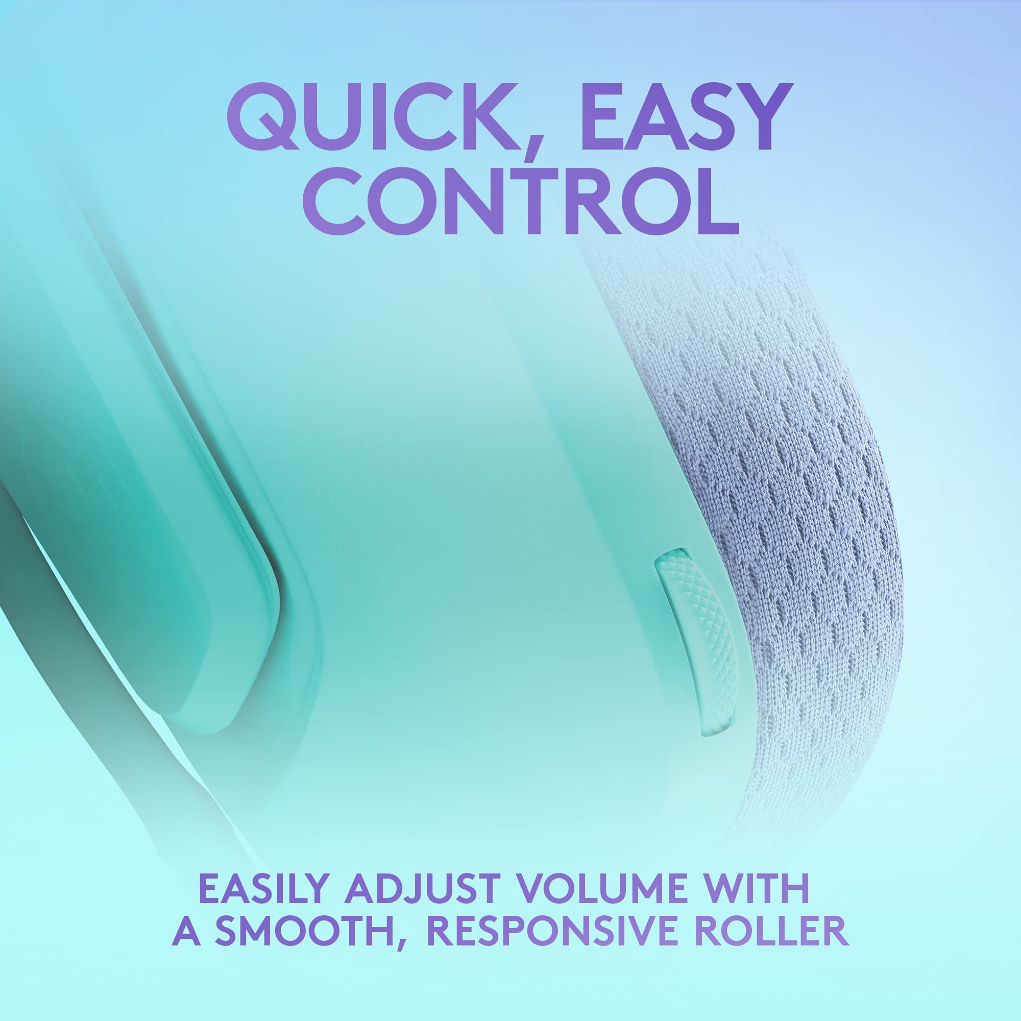 Logitech G G535 LIGHTSPEED Wireless Gaming Headset - Lightweight on-ear headphones, flip to mute mic, stereo, compatible with PC, PS4, PS5, USB rechargeable - Black