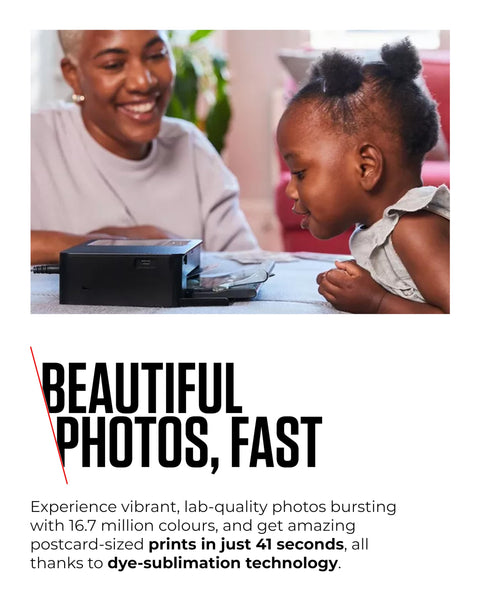 Canon SELPHY CP1500 Compact Photo Printer – Wireless Printing, Long-Lasting Prints, USB-C & SD Card Connectivity – Ideal for Scrapbooks & Photo Albums, White GB