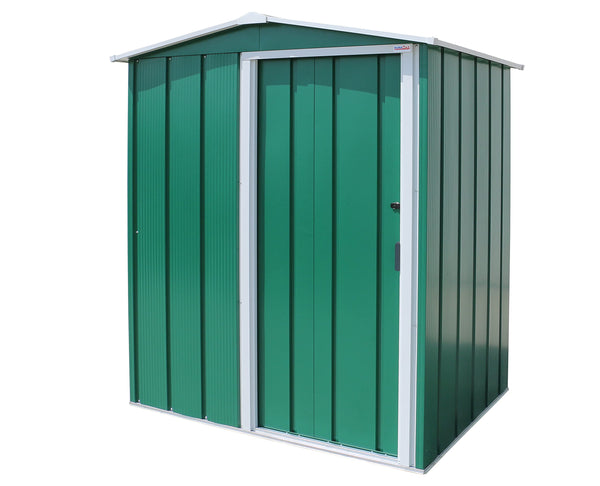 Duramax ECO 8 x 8 (6.35 m2) Metal Garden Storage Shed, Hot-Dipped Galvanized Metal Garden Shed, Tool Storage Shed, Strong Reinforced Roof Structure, Maintenance-Free Metal Shed, Anthracite