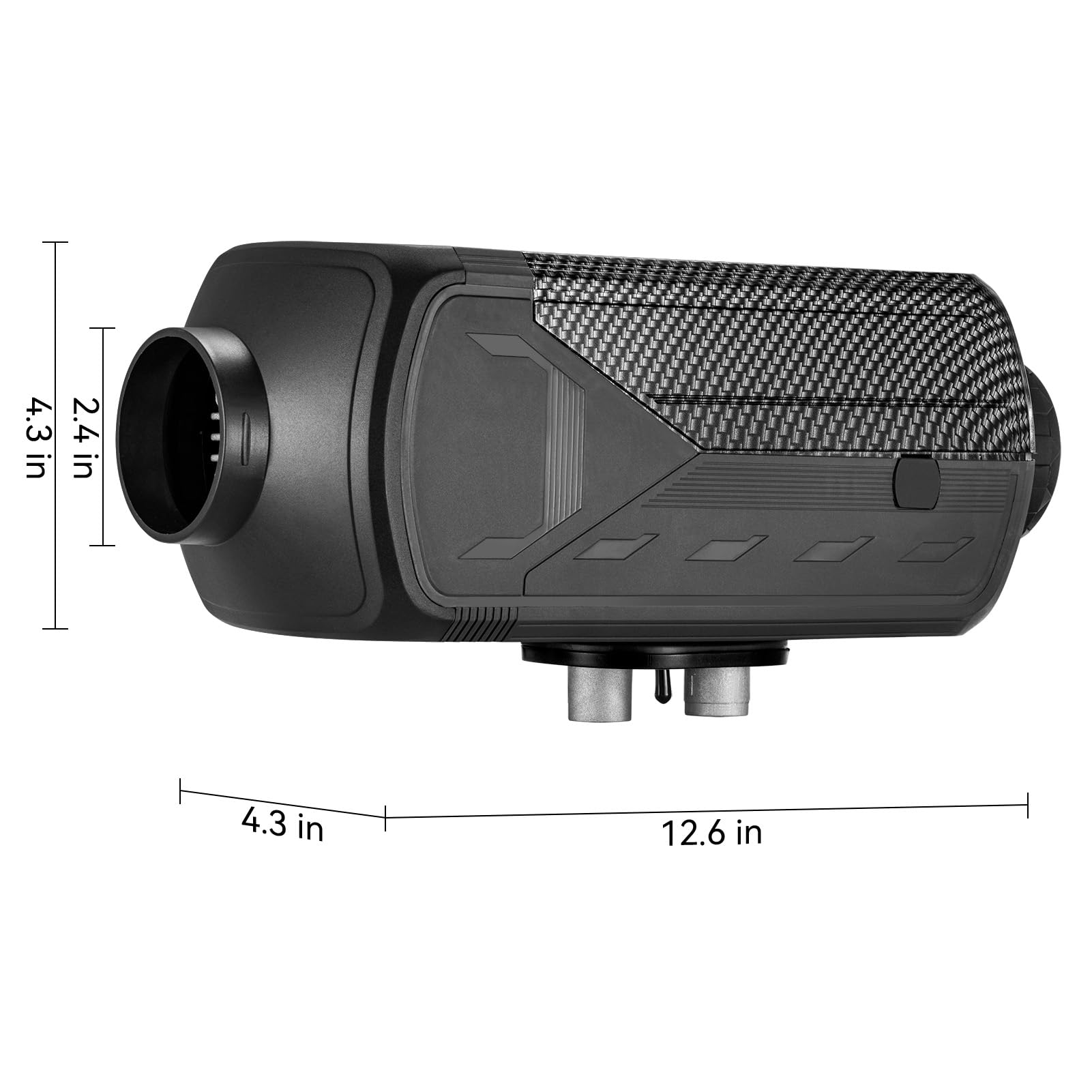 Redriver 8KW Diesel Heater 12V/24V Parking Fuel Heater, Night Air Heater with Premium Silencer, Upgrade Smart Remote Control For Truck, Boat, Car Trailer, Motorhomes, Campervans, Caravans