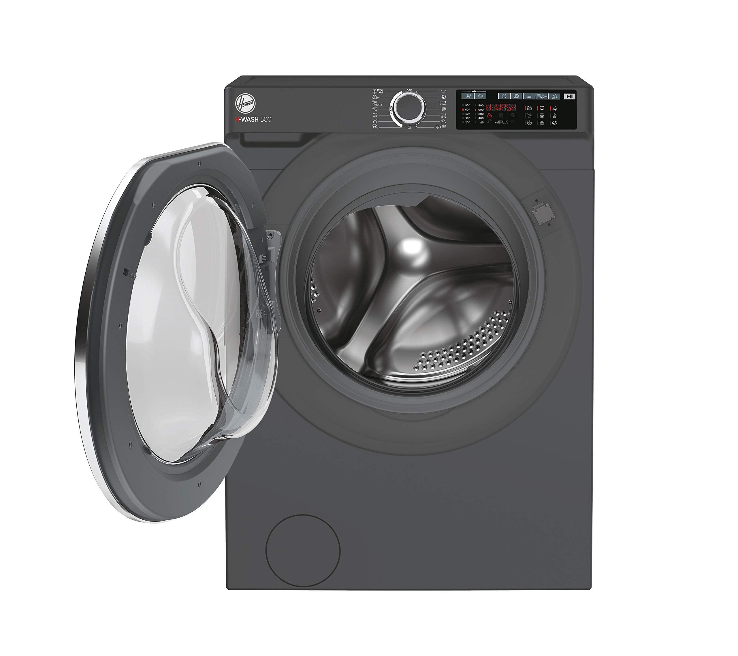 Hoover H-WASH 500 10kg Freestanding Washing Machine, 1400 RPM, A Rated, ECO‑Power Inverter Motor, hOn App, 60 Programmes, Care Dose, Power Care System, White, 60x59x85 cm ‑ HW 410AMC/1-80