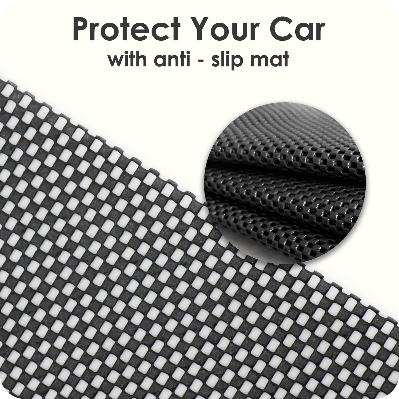 Rymopuey Roof Bag 15 Cubic/425 L, Waterproof Car Roof Bag No Rack Needed, Roof Box with Anti-Slip Mat and 6 Heavy-Duty Straps, Folding Soft Car Roof Box for Cars with/Without Rack (Blue 425 L)