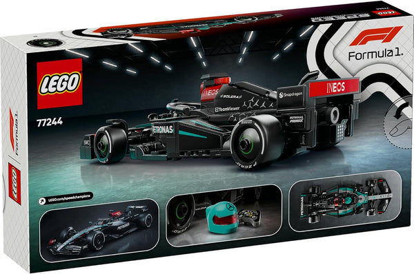 LEGO Speed Champions Mercedes-AMG F1 W15 Race Car Toy with a Collectible Formula 1 Driver Minifigure - Model Kits for 10+ Year Old Boys & Girls or Adult Motorsport Fans 77244