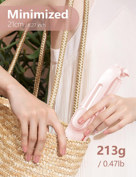 Selfie Stick Tripod with 2 Fill Lights, 45'' Extra Long Phone Tripod with Detachable Remote, Compatible with iPhone, Samsung, Smartphones