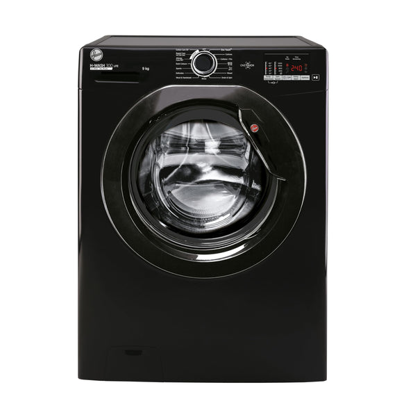 Hoover H-WASH 350 9kg Freestanding Washing Machine, 1400 RPM, A Rated, ECO-Power Inverter Motor, hOn App, 60 Programmes, Eco Doser, Power Care System, Graphite, 60x54x85 cm - H3WPS496TAMBR680