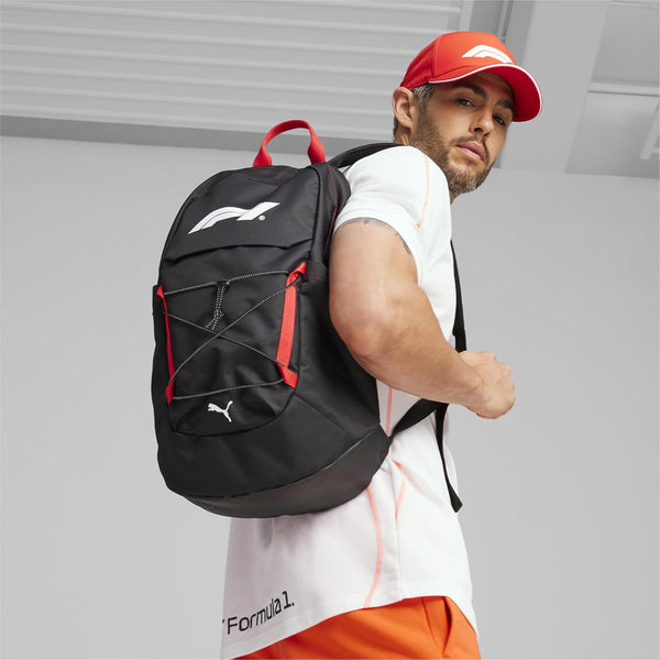 PUMA Formula 1 Backpack with Multiple Compartments - Black