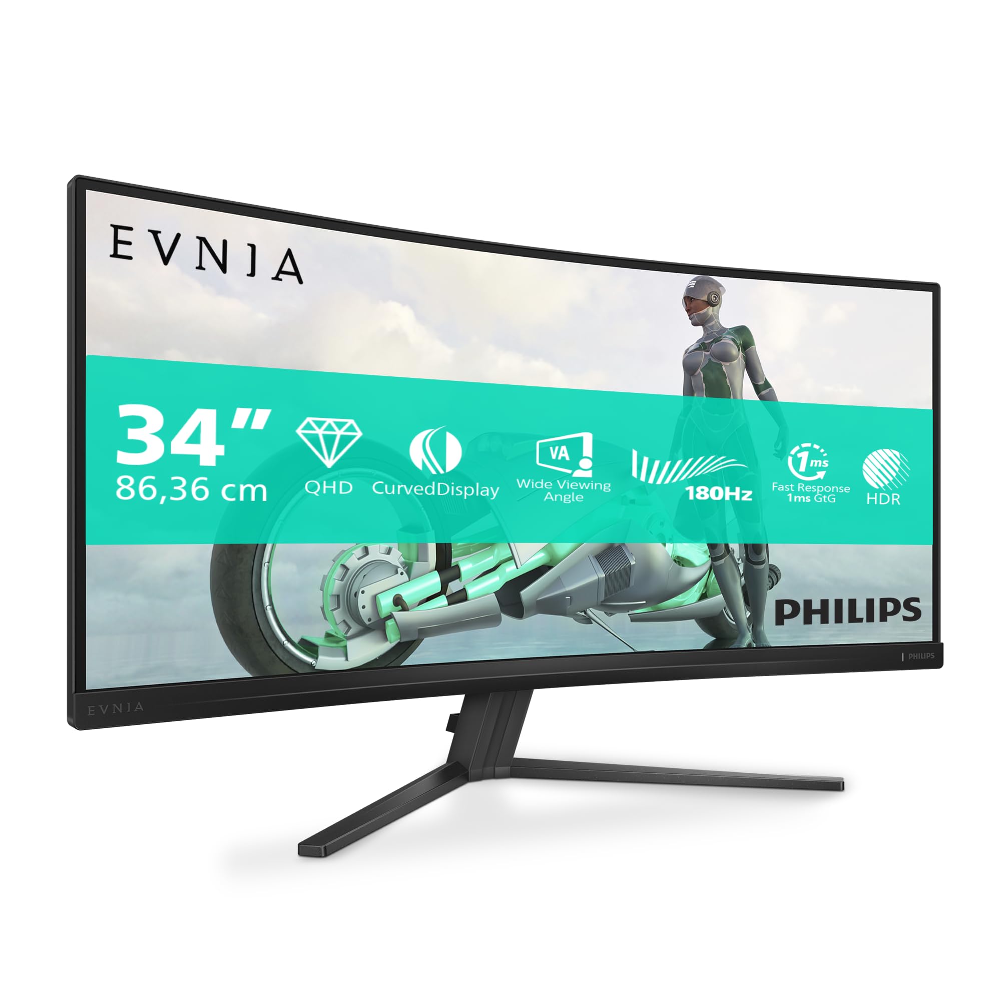 PHILIPS Evnia 32M2N6800M/00 computer monitor 80 cm (31.5") 3840 x 2160 pixels 4K Ultra HD LCD Black