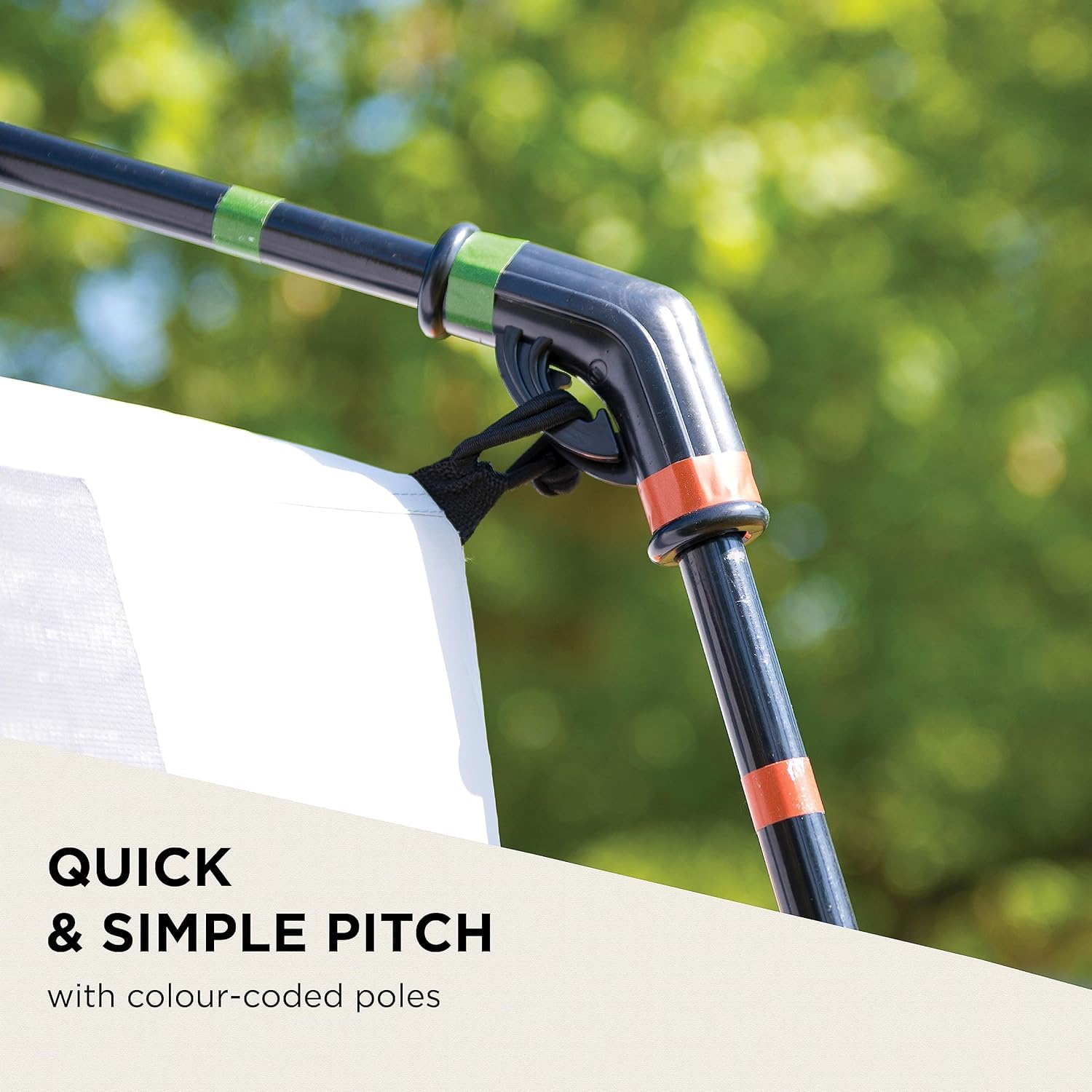 Coleman Tent Octagon, 6 Man Festival Dome Tent, 6 Person Family Camping Tent with 360° Panoramic View, Stable Steel Pole Construction, Sewn-in Groundsheet, 100 Percent Waterproof