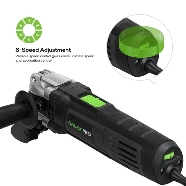 GALAX PRO Oscillating Tool, 400W Multifunction Tool,6 Variable Speed - Oscillating Vibration Angle 4 Degrees,Quick Change System with 30 PCS Accessories for Cutting, Sanding and Grinding