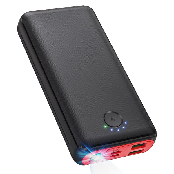 Power Bank 27000mAh Powerbank Fast Charging 22.5W QC 4.0 Portable Charger with Outputs Inputs Flashlight USB C Battery Pack, Ultra-High Capacity Compatible for iPhone Samsung Huawei