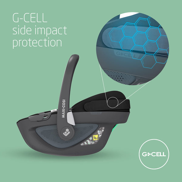 Maxi-Cosi FamilyFix 360 i-Size Base, Rotating Car Seat System, 360 Swivel ISOFIX Base, 0-4 Years (40-105 cm), One-Hand FlexiSpin Rotation, TravelSafe Rotation Control, Click & Go, Black