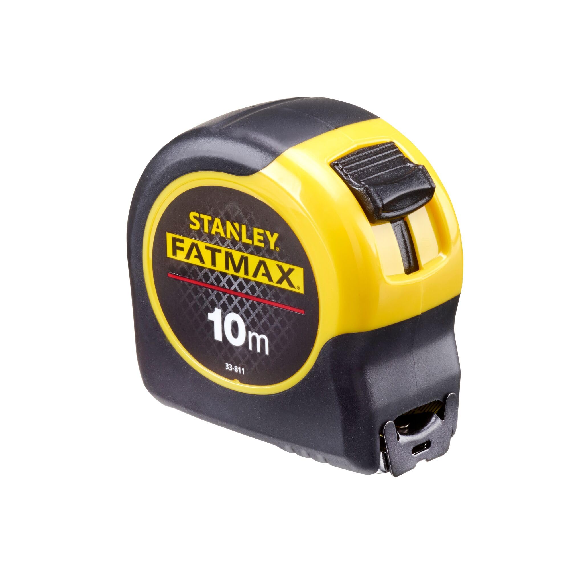 STANLEY Tape Measure Blade Armor 8 M Metric Shock Resistant with Mylar Coating and Cushion Grip 0-33-728