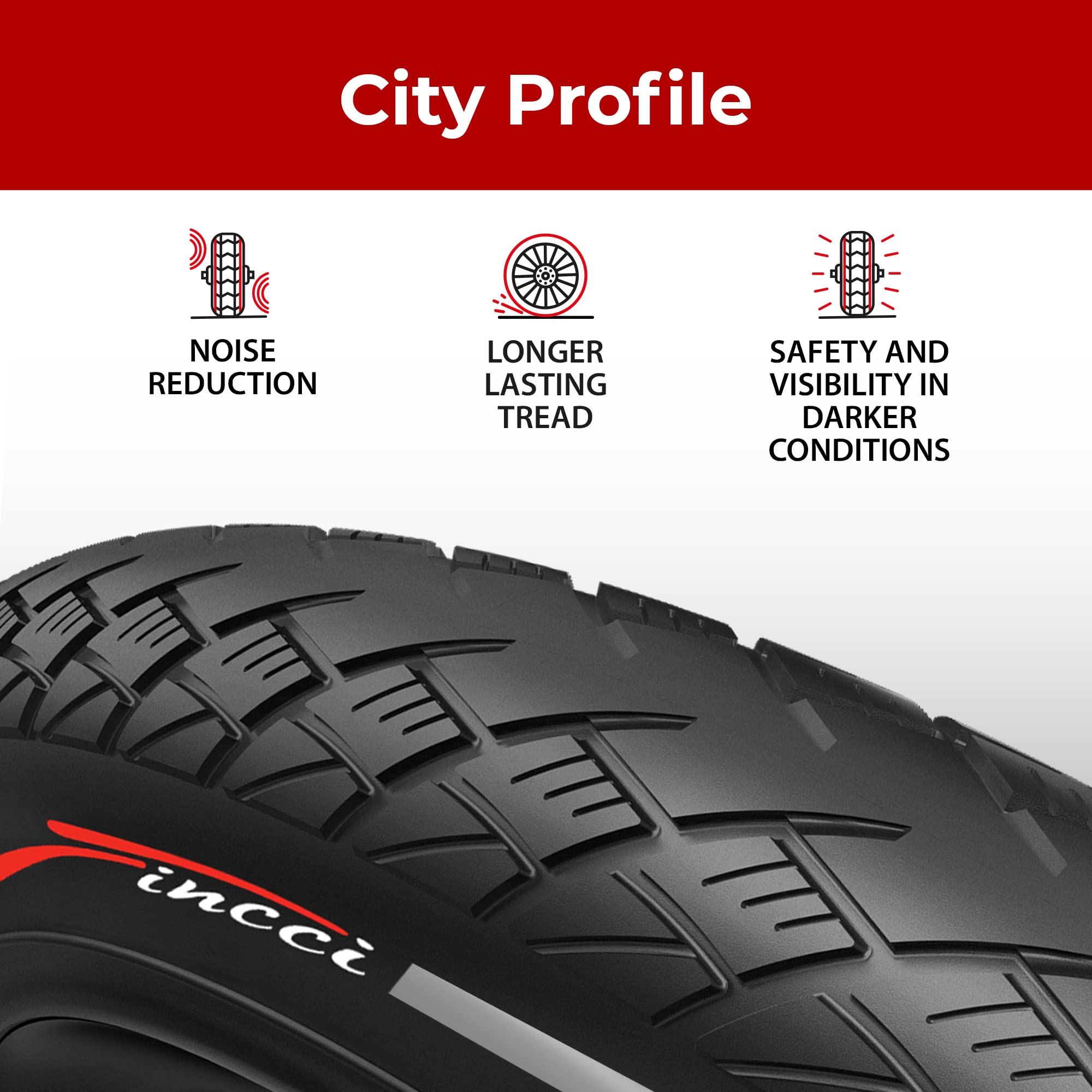 Fincci Bike Tyres 700x35c - Pair Reflective City Foldable Tires 28 inch with 1mm Nylon Puncture Protection, Tyre 37-622, 60 TPI for Electric, Hybrid,