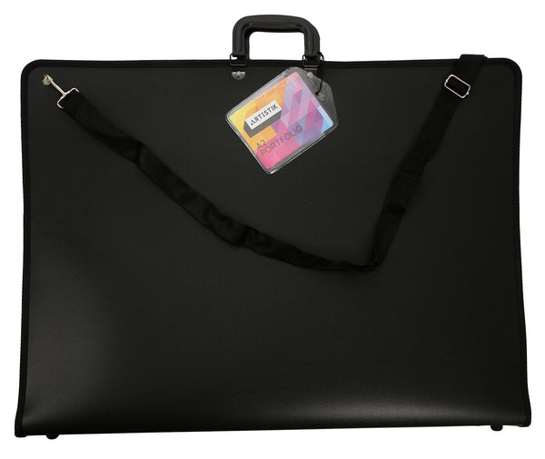 ARTISTIK Art Portfolio Case - A2 Artist Portfolio Carrying Case with Shoulder Strap, Weather-Resistant Student Portfolio Drawing Painting Sketch Bag
