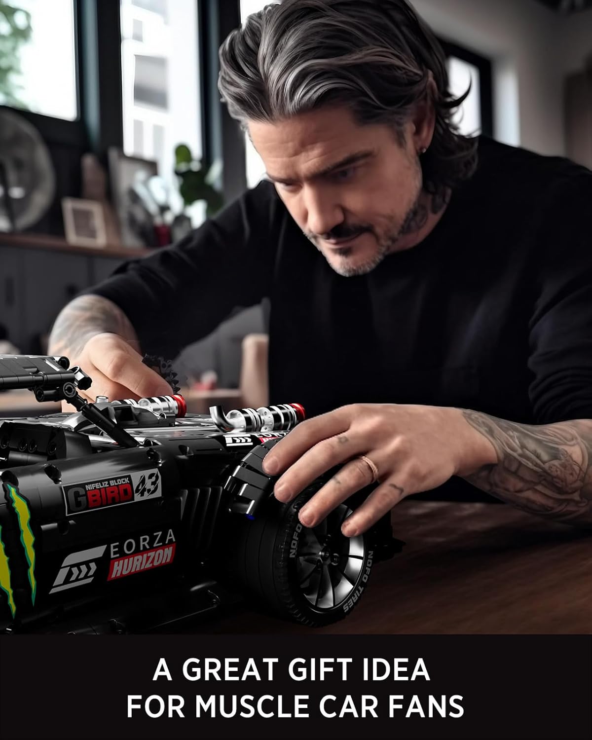 Nifeliz HOONIKEN Model Car Set, Colletible Vehicle Building Toy for Adults, for Car Lovers and Model Fans (3141 Pieces)