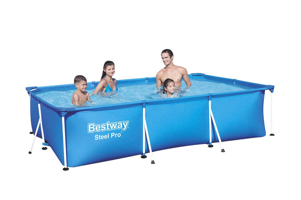 Bestway Steel Pro | Metal Frame Above Ground Pool, Family Outdoor Pool 9.10ft