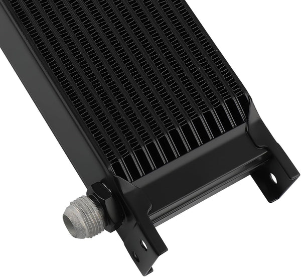 maXpeedingrods 13 Row AN10 Universal Engine Transmission Universal Oil Cooler Kit 3/4"UNF16 with Filter Adapter & Hoses Kit black