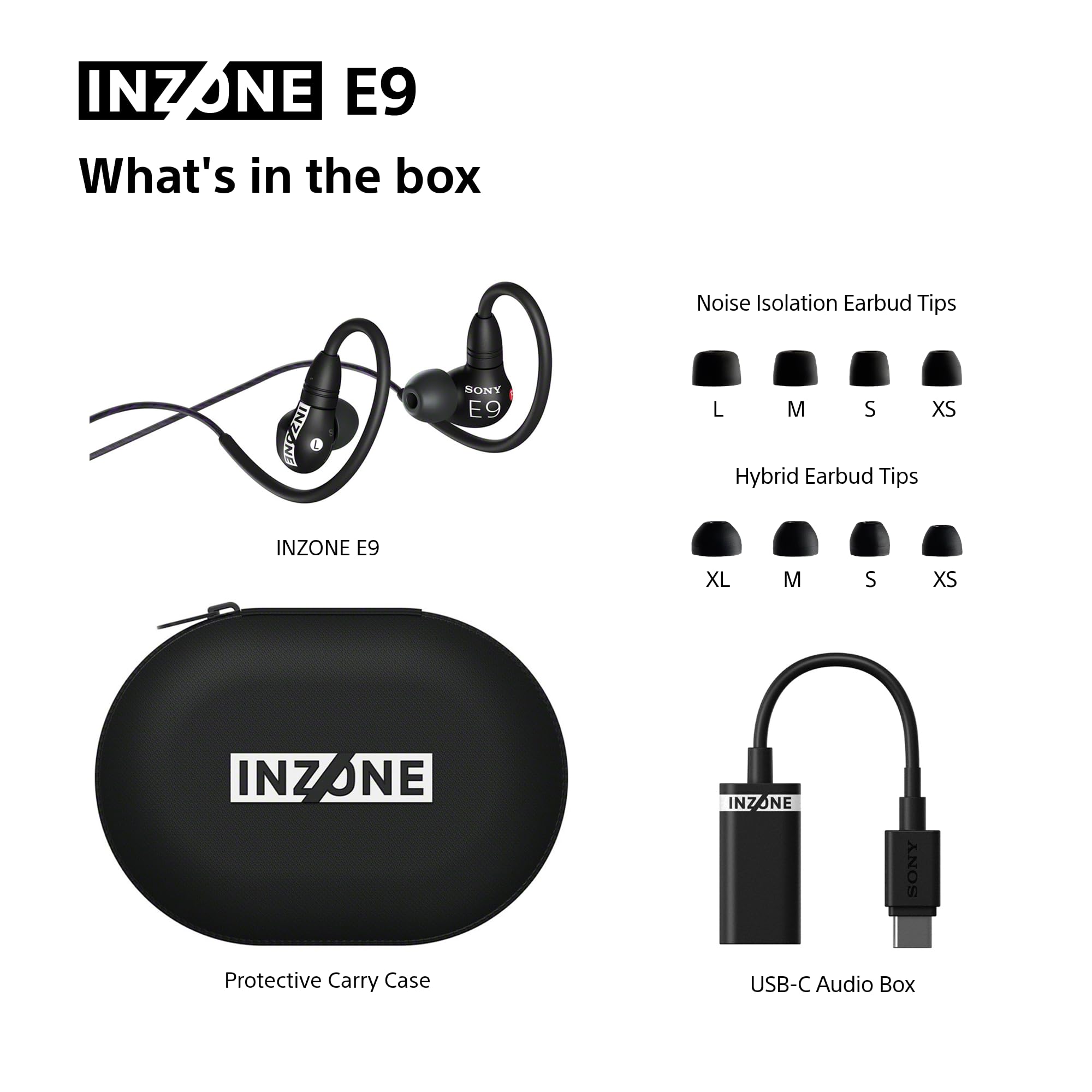 Sony INZONE H3 Wired Gaming Headset – PC/PS5, 360 Spatial Sound for Gaming, Lightweight 299g Design, Flip-to-Mute Boom Microphone, USB Audio Box for Custom EQ – Black