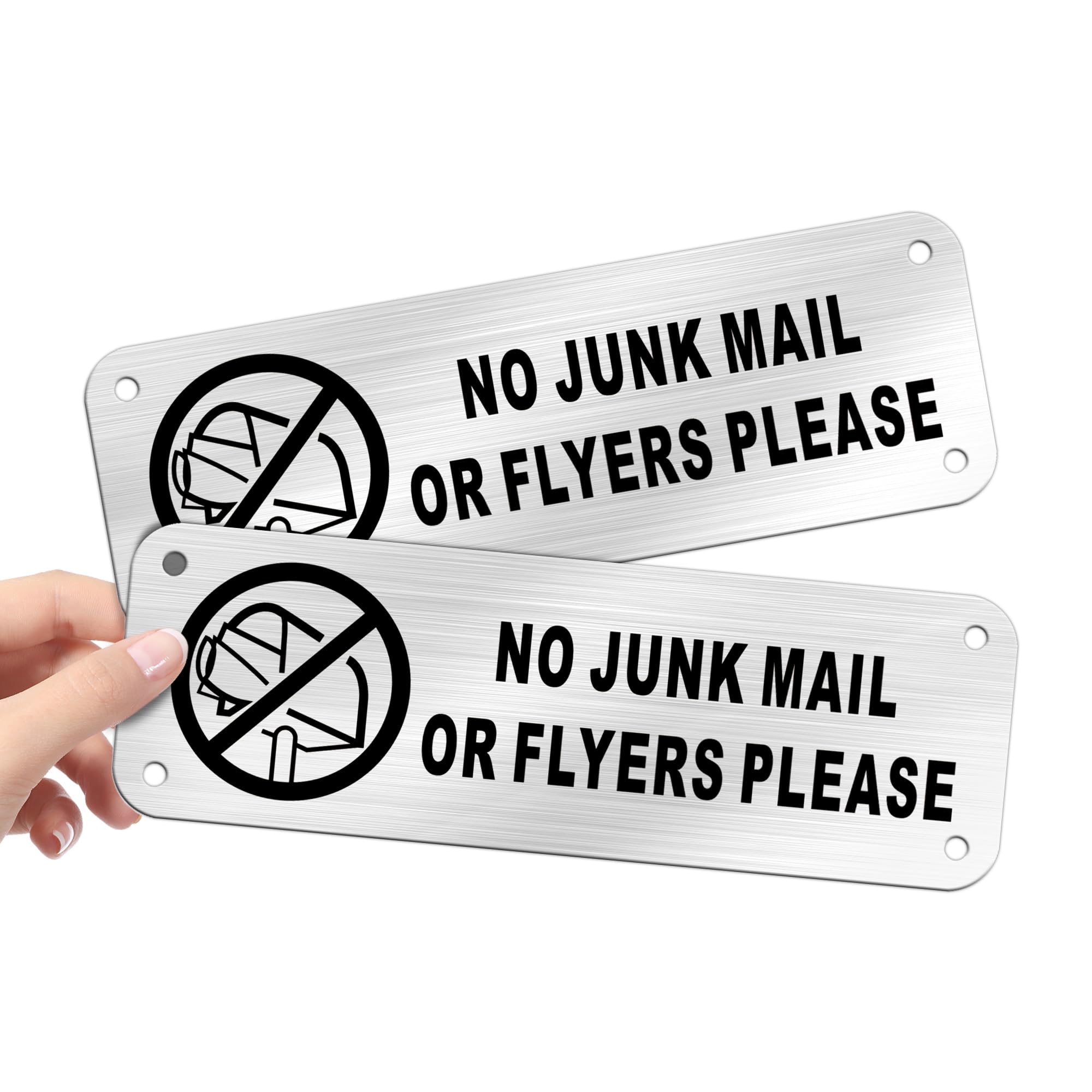 TAKULA Pre-drilled CCTV Sign - 15 * 15cm Aluminium Brushed Metal Sign - 24 HR Outdoor Waterproof, UV Resistant, Durable | Pack of 1