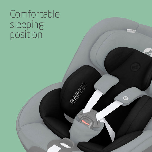 Maxi-Cosi FamilyFix 360 i-Size Base, Rotating Car Seat System, 360 Swivel ISOFIX Base, 0-4 Years (40-105 cm), One-Hand FlexiSpin Rotation, TravelSafe Rotation Control, Click & Go, Black