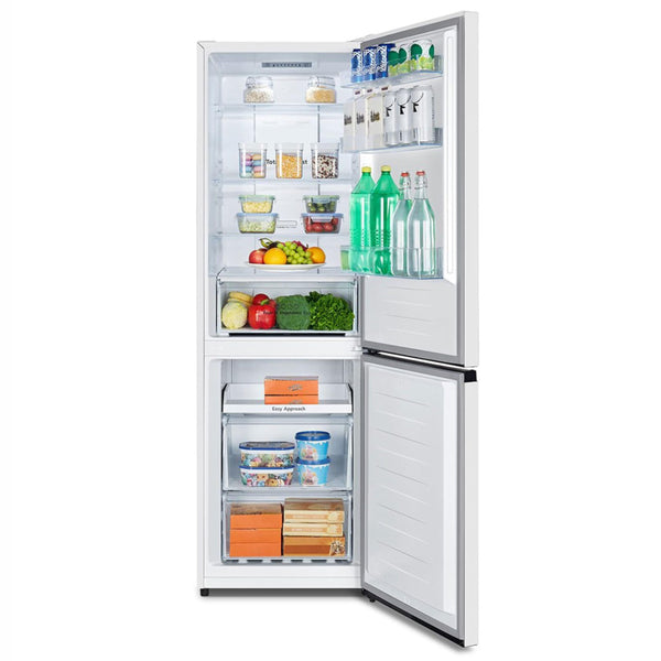 Teknix FFH1825WB 55cm Freestanding 50/50 Fridge Freezer - 256 Litre Capacity - Total No Frost - Non-plumbed Water Dispenser - Black, H182.5 x W55 x D56.2 (cm)